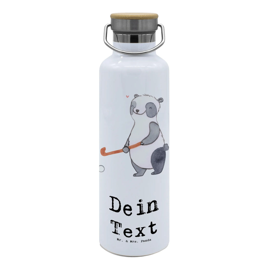 Personalisierte Trinkflasche Panda Hockey spielen Personalisierte Trinkflasche, Trinkflasche mit Namen, Trinkflasche bedrucken, Flasche personalisiert, Trinkflasch mit Aufdruck, Trinkflasche Werbegeschenk, Namensaufdruck Trinkflasche, Sportflasche personalisiert, Trinkflasche Sport, Geschenk, Sport, Sportart, Hobby, Schenken, Danke, Dankeschön, Auszeichnung, Gewinn, Sportler, Hockey spielen, Feldhockey, Hockeyschläger, Hockey Verein