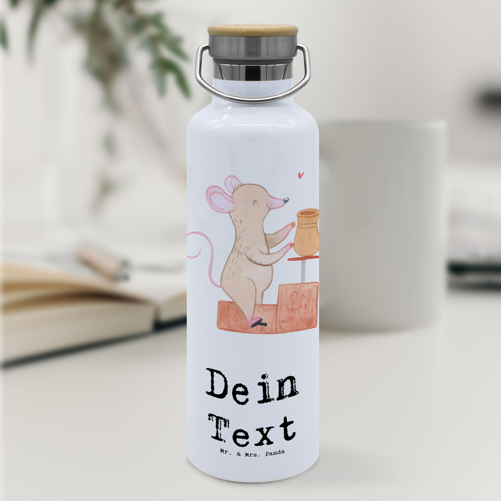 Personalisierte Trinkflasche Maus Töpfern Personalisierte Trinkflasche, Trinkflasche mit Namen, Trinkflasche bedrucken, Flasche personalisiert, Trinkflasch mit Aufdruck, Trinkflasche Werbegeschenk, Namensaufdruck Trinkflasche, Sportflasche personalisiert, Trinkflasche Sport, Geschenk, Sport, Sportart, Hobby, Schenken, Danke, Dankeschön, Auszeichnung, Gewinn, Sportler, Töpfern, Töpferei, Töpferkurs