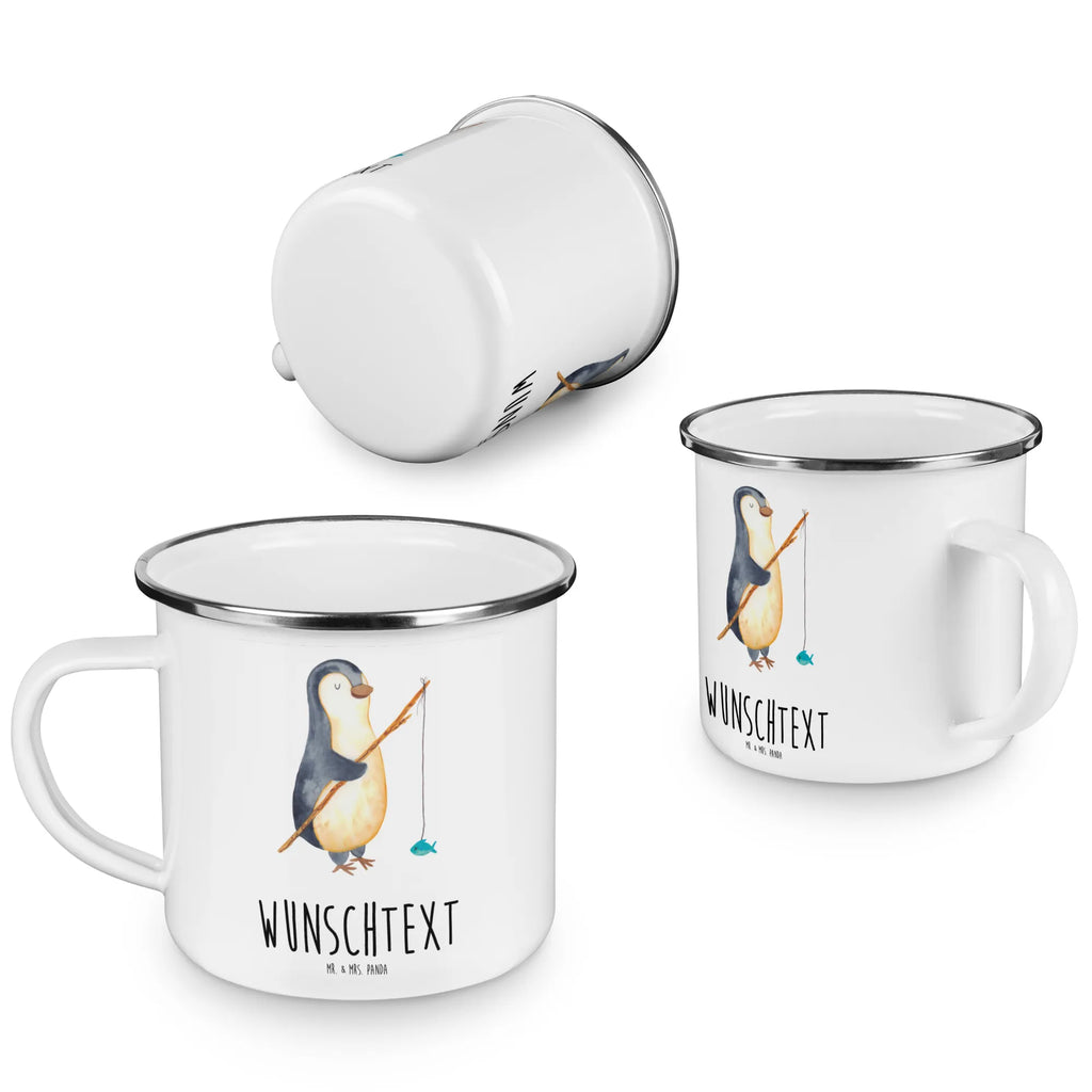 Personalisierte Emaille Tasse Pinguin Angler Emaille Tasse personalisiert, Emaille Tasse mit Namen, Campingtasse personalisiert, Namenstasse, Campingtasse bedrucken, Campinggeschirr personalsisert, tasse mit namen, personalisierte tassen, personalisierte tasse, tasse selbst gestalten, tasse bedrucken, tassen bedrucken, Pinguin, Pinguine, Angeln, Angler, Tagträume, Hobby, Plan, Planer, Tagesplan, Neustart, Motivation, Geschenk, Freundinnen, Geschenkidee, Urlaub, Wochenende