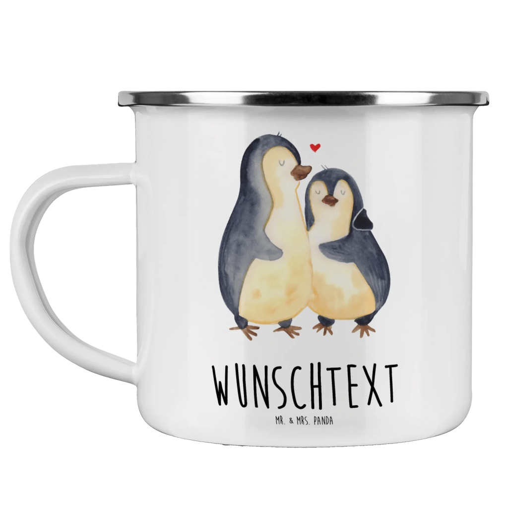 Personalisierte Emaille Tasse Pinguin umarmend Emaille Tasse personalisiert, Emaille Tasse mit Namen, Campingtasse personalisiert, Namenstasse, Campingtasse bedrucken, Campinggeschirr personalsisert, tasse mit namen, personalisierte tassen, personalisierte tasse, tasse selbst gestalten, tasse bedrucken, tassen bedrucken, Pinguin, Liebe, Liebespaar, Liebesbeweis, Liebesgeschenk, Verlobung, Jahrestag, Hochzeitstag, Hochzeit, Hochzeitsgeschenk