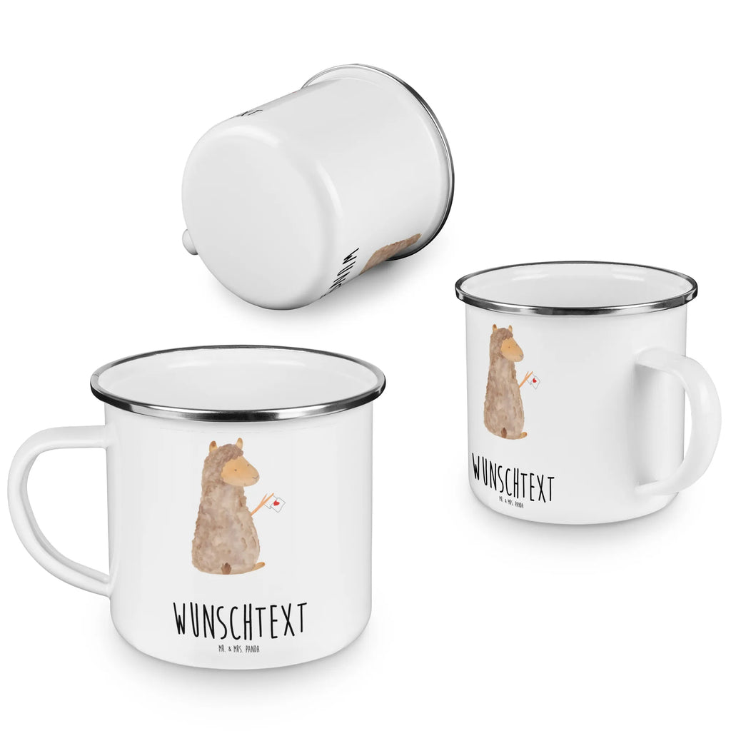 Personalisierte Emaille Tasse Alpaka Fahne Emaille Tasse personalisiert, Emaille Tasse mit Namen, Campingtasse personalisiert, Namenstasse, Campingtasse bedrucken, Campinggeschirr personalsisert, tasse mit namen, personalisierte tassen, personalisierte tasse, tasse selbst gestalten, tasse bedrucken, tassen bedrucken, Alpaka, Lama, Alpakas, Lamas, Liebe