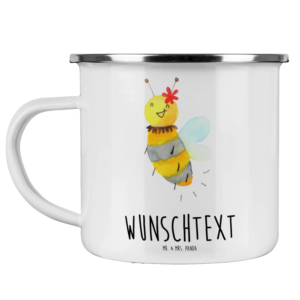 Personalisierte Emaille Tasse Biene Blume Emaille Tasse personalisiert, Emaille Tasse mit Namen, Campingtasse personalisiert, Namenstasse, Campingtasse bedrucken, Campinggeschirr personalsisert, tasse mit namen, personalisierte tassen, personalisierte tasse, tasse selbst gestalten, tasse bedrucken, tassen bedrucken, Biene, Wespe, Hummel