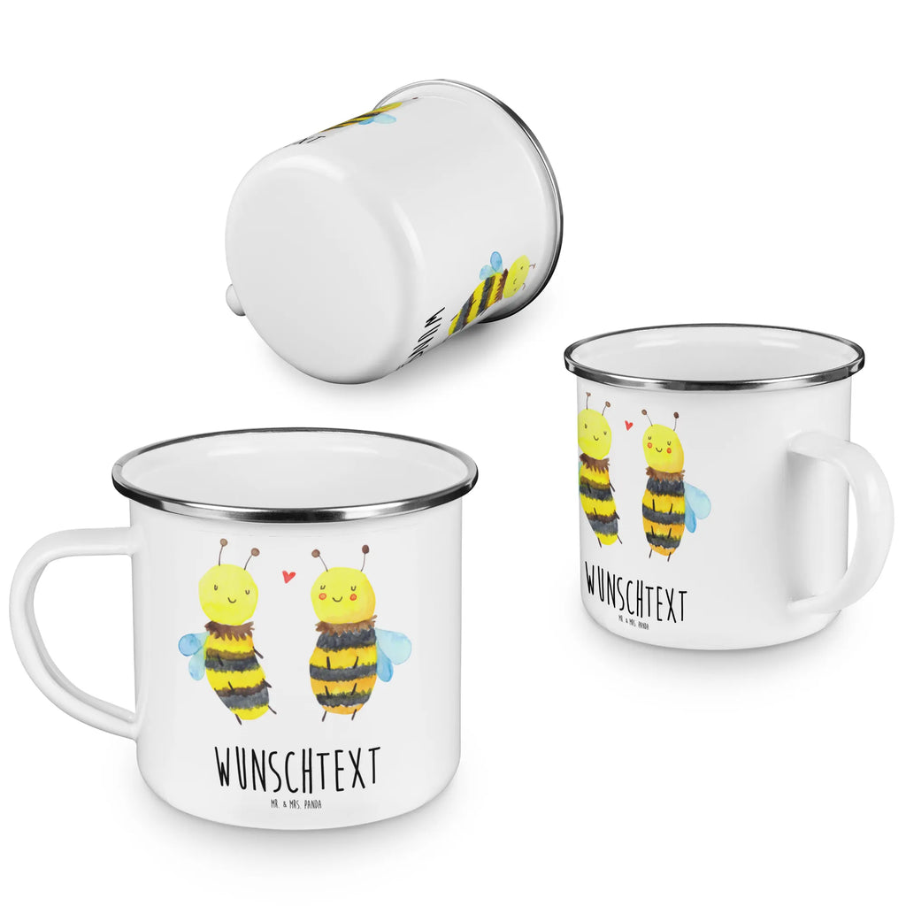 Personalisierte Emaille Tasse Biene Verliebt Emaille Tasse personalisiert, Emaille Tasse mit Namen, Campingtasse personalisiert, Namenstasse, Campingtasse bedrucken, Campinggeschirr personalsisert, tasse mit namen, personalisierte tassen, personalisierte tasse, tasse selbst gestalten, tasse bedrucken, tassen bedrucken, Biene, Wespe, Hummel