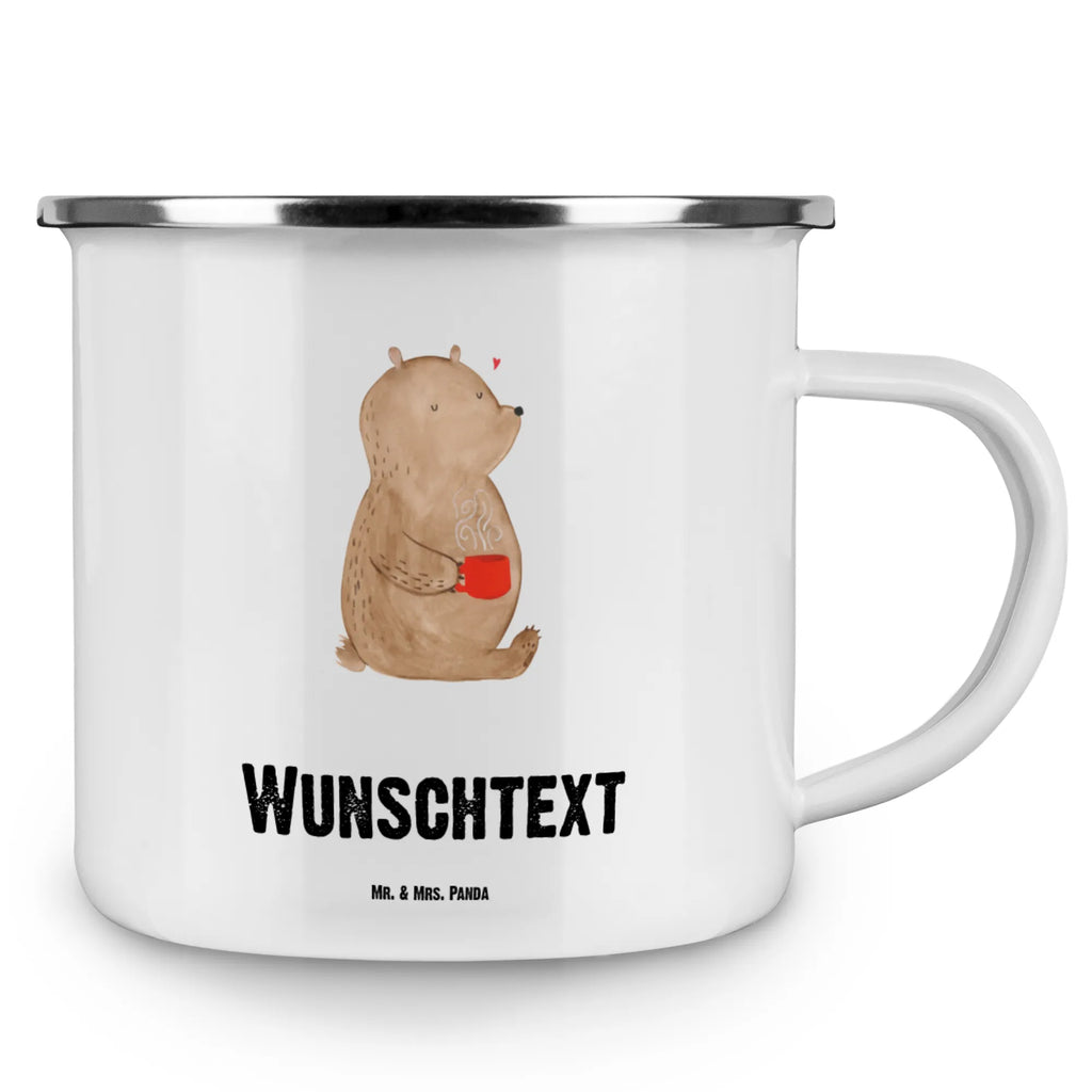 Personalisierte Emaille Tasse Bär Kaffee Emaille Tasse personalisiert, Emaille Tasse mit Namen, Campingtasse personalisiert, Namenstasse, Campingtasse bedrucken, Campinggeschirr personalsisert, tasse mit namen, personalisierte tassen, personalisierte tasse, tasse selbst gestalten, tasse bedrucken, tassen bedrucken, Bär, Teddy, Teddybär, Kaffee, Coffee, Bären, guten Morgen, Morgenroutine, Welt erobern, Welt retten, Motivation