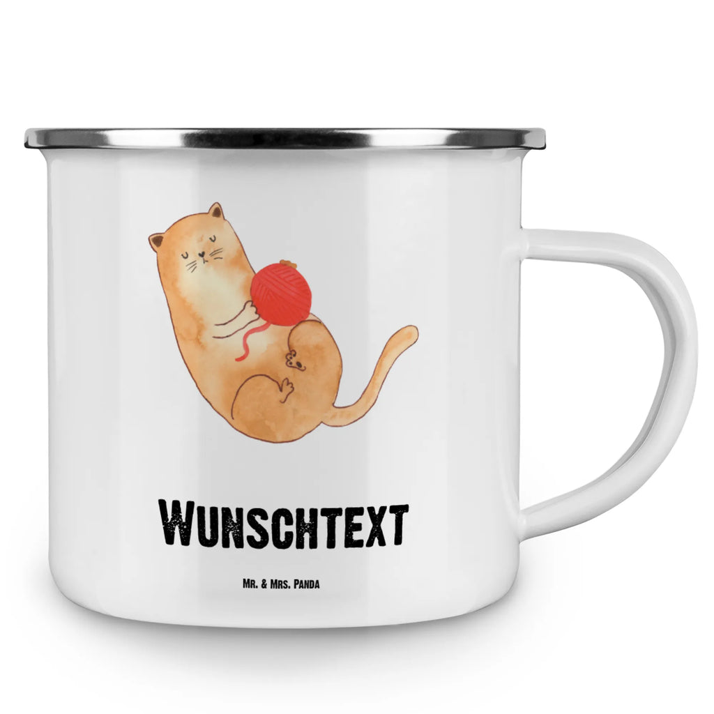 Personalisierte Emaille Tasse Katzen Wollknäul Emaille Tasse personalisiert, Emaille Tasse mit Namen, Campingtasse personalisiert, Namenstasse, Campingtasse bedrucken, Campinggeschirr personalsisert, tasse mit namen, personalisierte tassen, personalisierte tasse, tasse selbst gestalten, tasse bedrucken, tassen bedrucken, Katze, Katzenmotiv, Katzenfan, Katzendeko, Katzenfreund, Katzenliebhaber, Katzenprodukte, Katzenartikel, Katzenaccessoires, Katzensouvenirs, Katzenliebhaberprodukte, Katzenmotive, Katzen, Kater, Mietze, Cat, Cats, Katzenhalter, Katzenbesitzerin, Haustier, Wollknäuel, Wolle, Spielen, Spiel, verspielt