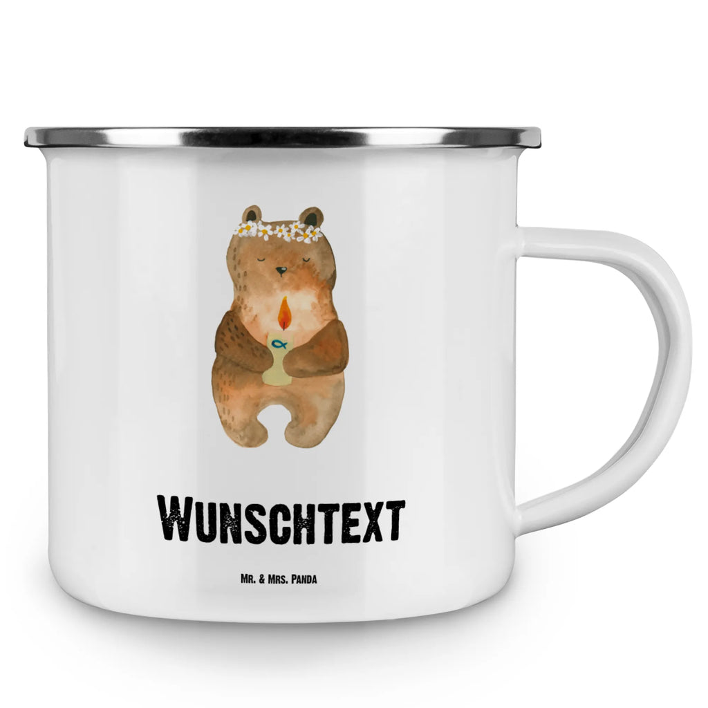 Personalisierte Emaille Tasse Kommunion-Bär Emaille Tasse personalisiert, Emaille Tasse mit Namen, Campingtasse personalisiert, Namenstasse, Campingtasse bedrucken, Campinggeschirr personalsisert, tasse mit namen, personalisierte tassen, personalisierte tasse, tasse selbst gestalten, tasse bedrucken, tassen bedrucken, Bär, Teddy, Teddybär, Kommunion, Gottes Segen, Taufkerze, katholisch