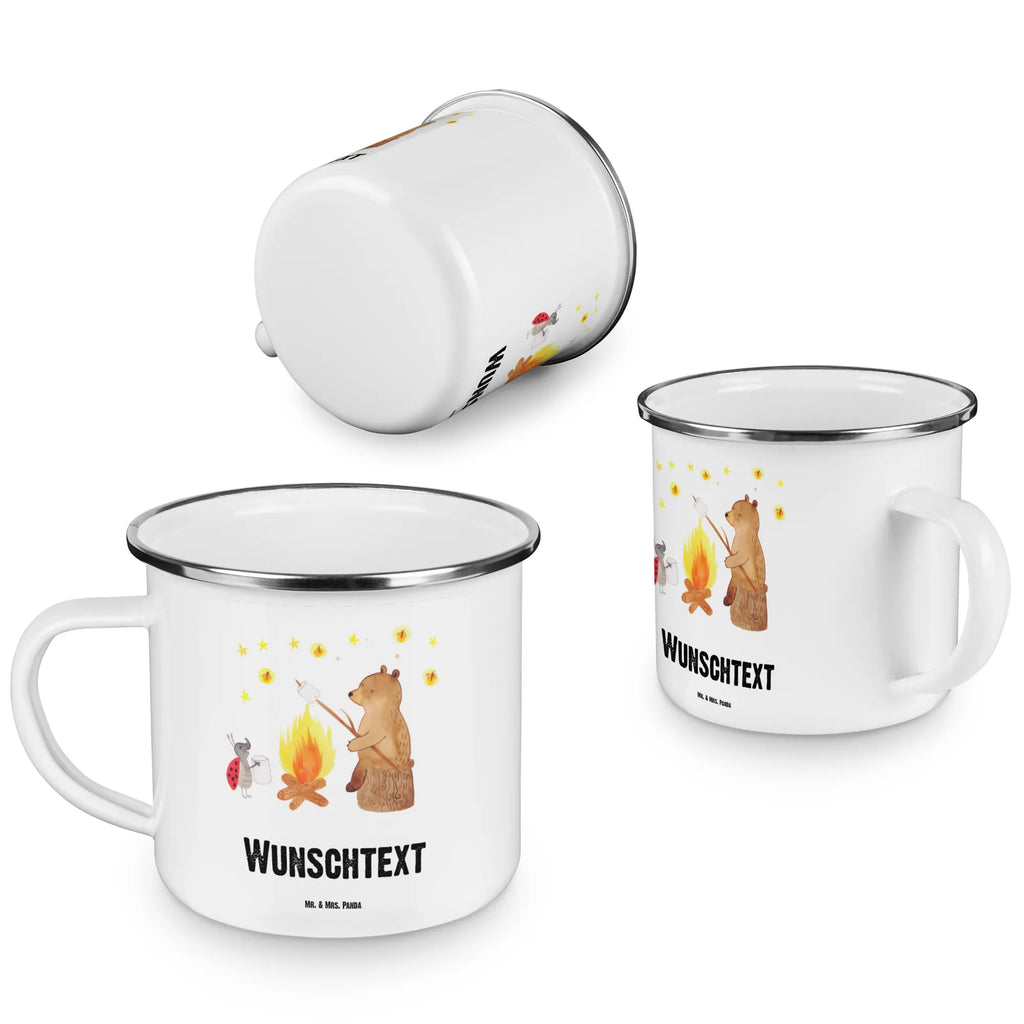 Personalisierte Emaille Tasse Bär & Marienkäfer Lagerfeuer Emaille Tasse personalisiert, Emaille Tasse mit Namen, Campingtasse personalisiert, Namenstasse, Campingtasse bedrucken, Campinggeschirr personalsisert, tasse mit namen, personalisierte tassen, personalisierte tasse, tasse selbst gestalten, tasse bedrucken, tassen bedrucken, Bär, Teddy, Teddybär, Lagerfeuer