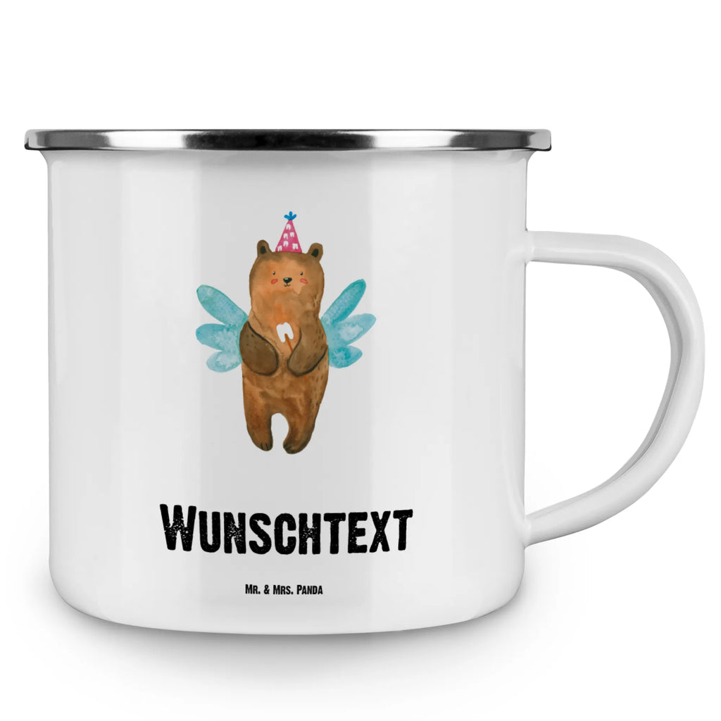 Personalisierte Emaille Tasse Zahnfee Bär Emaille Tasse personalisiert, Emaille Tasse mit Namen, Campingtasse personalisiert, Namenstasse, Campingtasse bedrucken, Campinggeschirr personalsisert, tasse mit namen, personalisierte tassen, personalisierte tasse, tasse selbst gestalten, tasse bedrucken, tassen bedrucken, Bär, Teddy, Teddybär, Zahnfee, Fee, Milchzahn, Erster Zahn