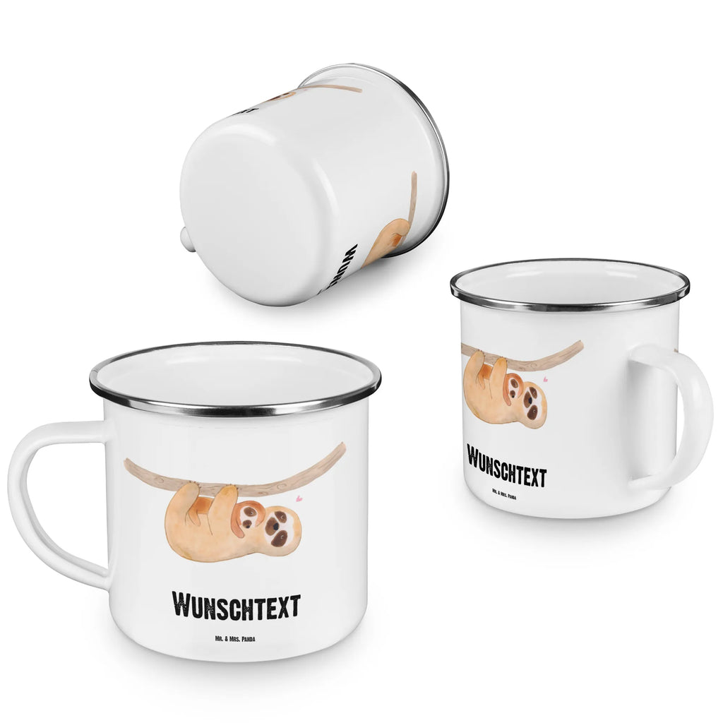 Personalisierte Emaille Tasse Faultier mit Kind Emaille Tasse personalisiert, Emaille Tasse mit Namen, Campingtasse personalisiert, Namenstasse, Campingtasse bedrucken, Campinggeschirr personalsisert, tasse mit namen, personalisierte tassen, personalisierte tasse, tasse selbst gestalten, tasse bedrucken, tassen bedrucken, Faultier, Faultier Geschenk, Faultier Deko, Kind, Baby, Liebe, Mutter, Mama, Geburt, Kinder, Faulheit, Spaß, Niedlichkeit