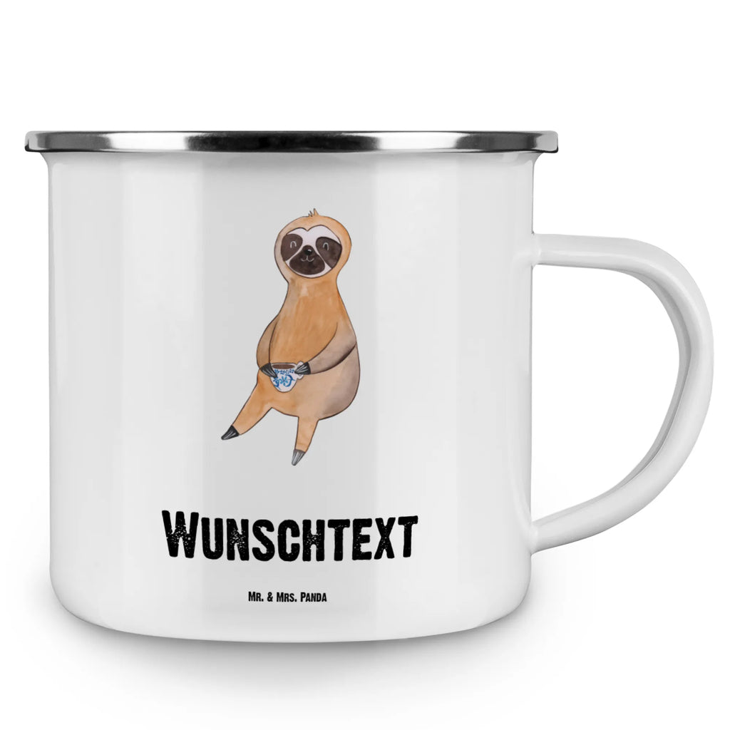 Personalisierte Emaille Tasse Faultier Kaffee Emaille Tasse personalisiert, Emaille Tasse mit Namen, Campingtasse personalisiert, Namenstasse, Campingtasse bedrucken, Campinggeschirr personalsisert, tasse mit namen, personalisierte tassen, personalisierte tasse, tasse selbst gestalten, tasse bedrucken, tassen bedrucken, Faultier, Faultier Geschenk, Faultier Deko, Faultiere, faul, Lieblingstier, Kaffee, erster Kaffee, Morgenmuffel, Frühaufsteher, Kaffeetasse, Genießer, Coffee, Kaffeegetränk