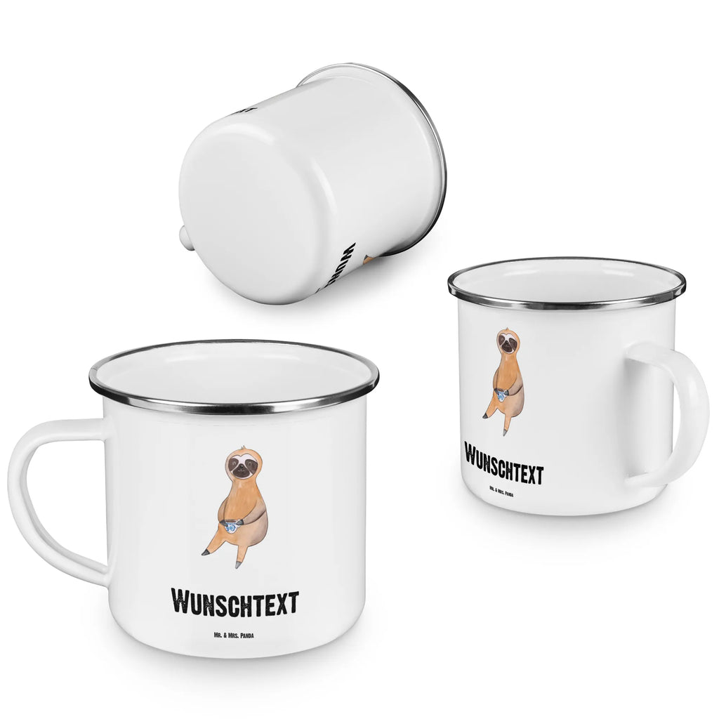 Personalisierte Emaille Tasse Faultier Kaffee Emaille Tasse personalisiert, Emaille Tasse mit Namen, Campingtasse personalisiert, Namenstasse, Campingtasse bedrucken, Campinggeschirr personalsisert, tasse mit namen, personalisierte tassen, personalisierte tasse, tasse selbst gestalten, tasse bedrucken, tassen bedrucken, Faultier, Faultier Geschenk, Faultier Deko, Faultiere, faul, Lieblingstier, Kaffee, erster Kaffee, Morgenmuffel, Frühaufsteher, Kaffeetasse, Genießer, Coffee, Kaffeegetränk