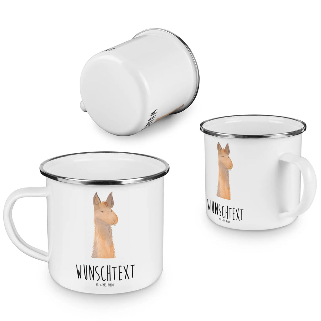 Personalisierte Emaille Tasse Lamakopf genervt Emaille Tasse personalisiert, Emaille Tasse mit Namen, Campingtasse personalisiert, Namenstasse, Campingtasse bedrucken, Campinggeschirr personalsisert, tasse mit namen, personalisierte tassen, personalisierte tasse, tasse selbst gestalten, tasse bedrucken, tassen bedrucken, Lama, Alpaka, Lamas, Recht haben, genervt sein, Freundin, beste Freundin, Partnerin, Büro, Büroalltag, Chef, Chefin, Azubi