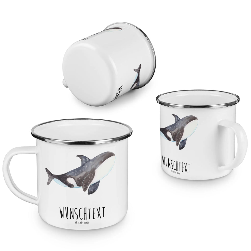 Personalisierte Emaille Tasse Orca Emaille Tasse personalisiert, Emaille Tasse mit Namen, Campingtasse personalisiert, Namenstasse, Campingtasse bedrucken, Campinggeschirr personalsisert, tasse mit namen, personalisierte tassen, personalisierte tasse, tasse selbst gestalten, tasse bedrucken, tassen bedrucken, Meerestiere, Meer, Urlaub, Orca, Orcas, Killerwal, Wal, Möglichkeiten, Büro, Arbeit, Motivation, Selbstliebe, Neustart, Startup