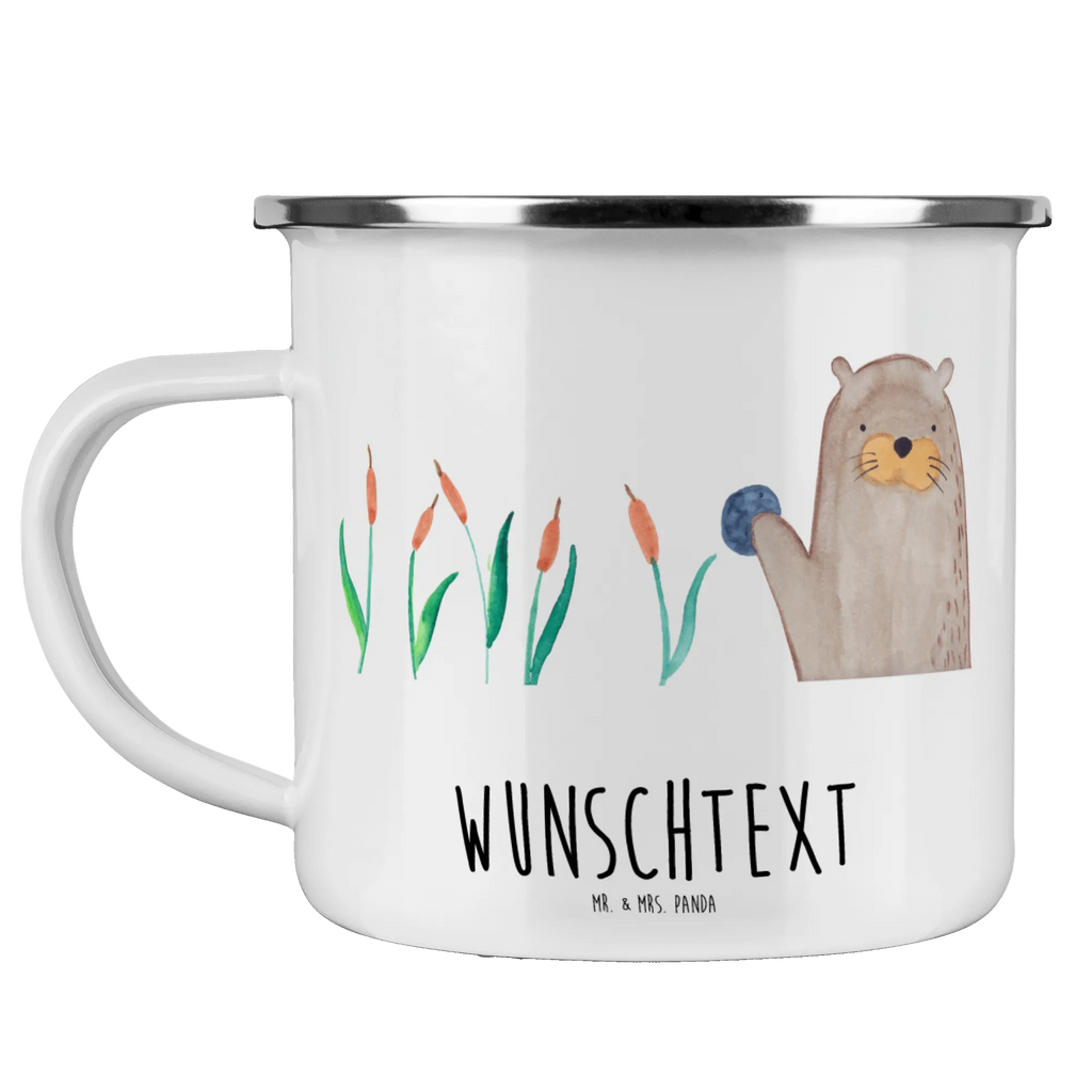 Personalisierte Emaille Tasse Otter mit Stein Emaille Tasse personalisiert, Emaille Tasse mit Namen, Campingtasse personalisiert, Namenstasse, Campingtasse bedrucken, Campinggeschirr personalsisert, tasse mit namen, personalisierte tassen, personalisierte tasse, tasse selbst gestalten, tasse bedrucken, tassen bedrucken, Otter, Fischotter, Seeotter, Otter Seeotter See Otter