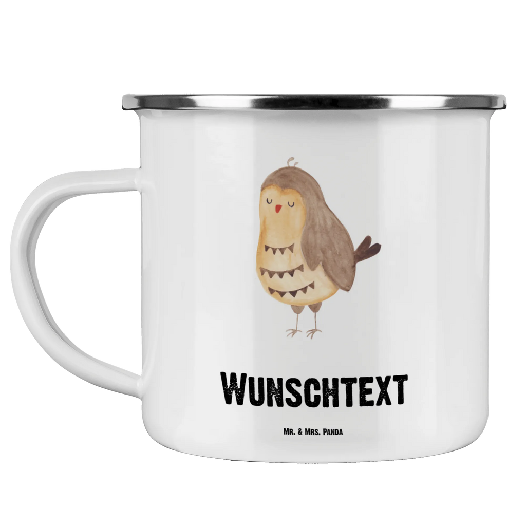 Personalisierte Emaille Tasse Eule Zufrieden Emaille Tasse personalisiert, Emaille Tasse mit Namen, Campingtasse personalisiert, Namenstasse, Campingtasse bedrucken, Campinggeschirr personalsisert, tasse mit namen, personalisierte tassen, personalisierte tasse, tasse selbst gestalten, tasse bedrucken, tassen bedrucken, Eule, Eule Spruch, Eule deko, Owl, Liebe Spruch, Romantisch, Wortspiel lustig, Spruch schön, Geschenk Hochzeitstag