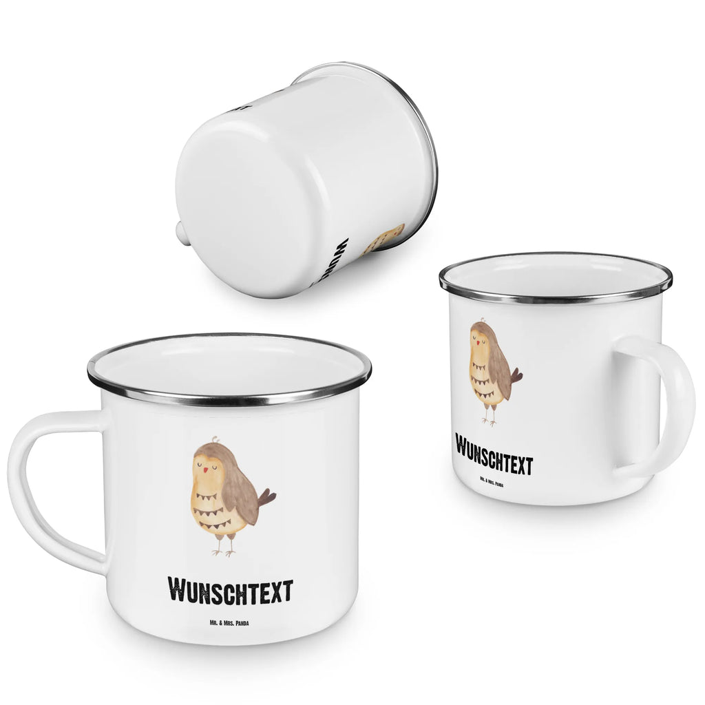 Personalisierte Emaille Tasse Eule Zufrieden Emaille Tasse personalisiert, Emaille Tasse mit Namen, Campingtasse personalisiert, Namenstasse, Campingtasse bedrucken, Campinggeschirr personalsisert, tasse mit namen, personalisierte tassen, personalisierte tasse, tasse selbst gestalten, tasse bedrucken, tassen bedrucken, Eule, Eule Spruch, Eule deko, Owl, Liebe Spruch, Romantisch, Wortspiel lustig, Spruch schön, Geschenk Hochzeitstag