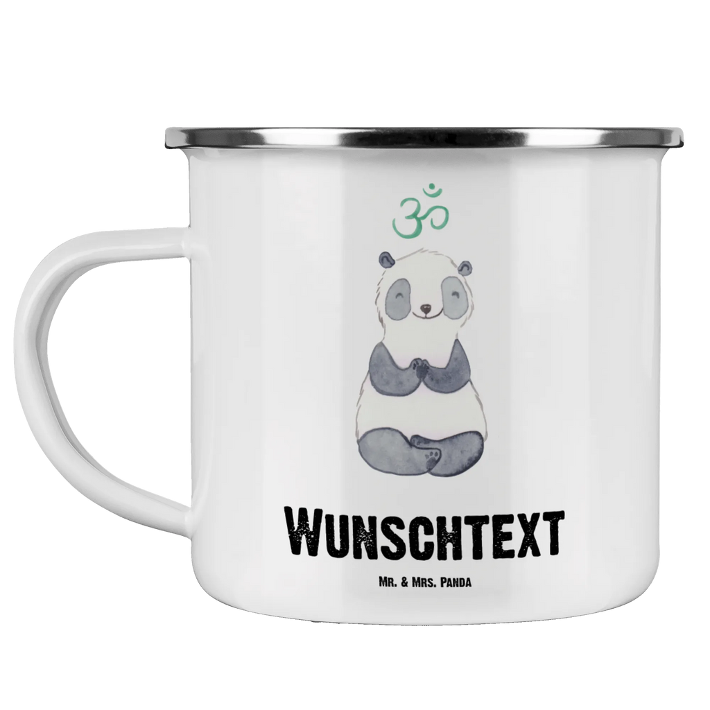 Personalisierte Emaille Tasse Panda Meditieren Emaille Tasse personalisiert, Emaille Tasse mit Namen, Campingtasse personalisiert, Namenstasse, Campingtasse bedrucken, Campinggeschirr personalsisert, tasse mit namen, personalisierte tassen, personalisierte tasse, tasse selbst gestalten, tasse bedrucken, tassen bedrucken, Geschenk, Sport, Sportart, Hobby, Schenken, Danke, Dankeschön, Auszeichnung, Gewinn, Sportler, Meditieren, Meditation, Meditationskurs