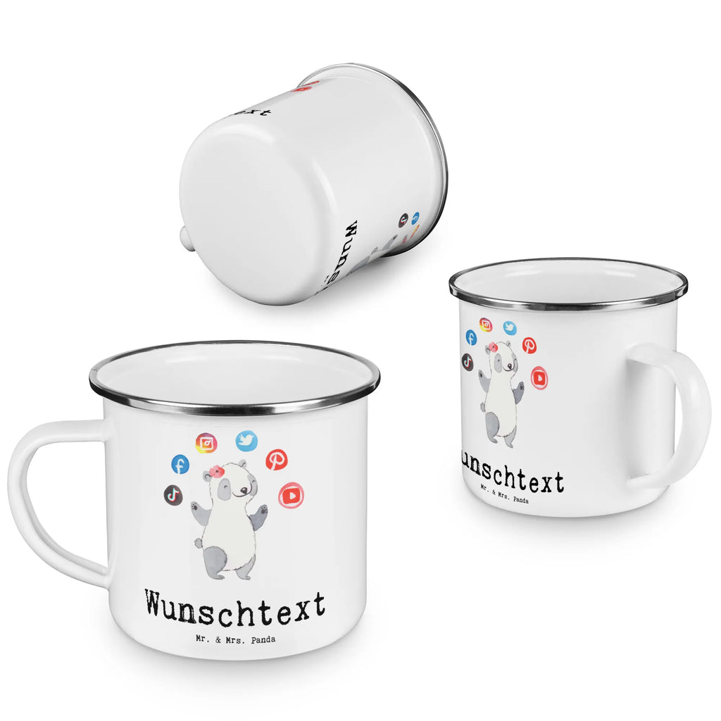 Personalisierte Emaille Tasse Social Media Managerin mit Herz Emaille Tasse personalisiert, Emaille Tasse mit Namen, Campingtasse personalisiert, Namenstasse, Campingtasse bedrucken, Campinggeschirr personalsisert, tasse mit namen, personalisierte tassen, personalisierte tasse, tasse selbst gestalten, tasse bedrucken, tassen bedrucken, Beruf, Ausbildung, Jubiläum, Abschied, Rente, Kollege, Kollegin, Geschenk, Schenken, Arbeitskollege, Mitarbeiter, Firma, Danke, Dankeschön