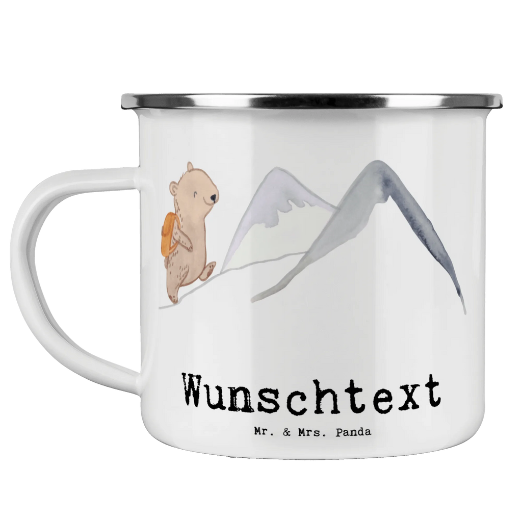 Personalisierte Emaille Tasse Bär Bergsteigen Emaille Tasse personalisiert, Emaille Tasse mit Namen, Campingtasse personalisiert, Namenstasse, Campingtasse bedrucken, Campinggeschirr personalsisert, tasse mit namen, personalisierte tassen, personalisierte tasse, tasse selbst gestalten, tasse bedrucken, tassen bedrucken, Geschenk, Sport, Sportart, Hobby, Schenken, Danke, Dankeschön, Auszeichnung, Gewinn, Sportler, Bergsteigen, wandern, Bergsport, Trekking, Alpinismus, Alpinwandern