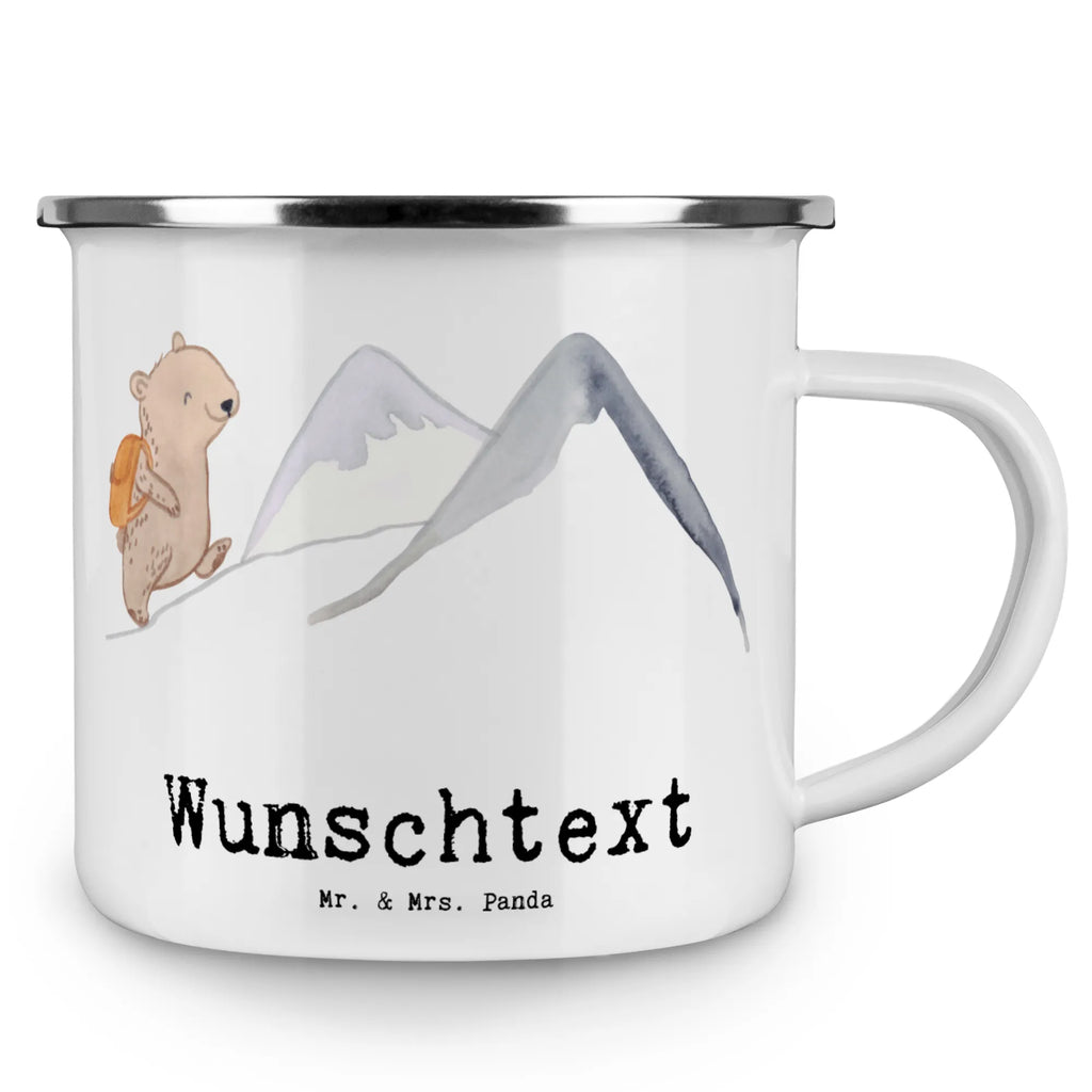 Personalisierte Emaille Tasse Bär Bergsteigen Emaille Tasse personalisiert, Emaille Tasse mit Namen, Campingtasse personalisiert, Namenstasse, Campingtasse bedrucken, Campinggeschirr personalsisert, tasse mit namen, personalisierte tassen, personalisierte tasse, tasse selbst gestalten, tasse bedrucken, tassen bedrucken, Geschenk, Sport, Sportart, Hobby, Schenken, Danke, Dankeschön, Auszeichnung, Gewinn, Sportler, Bergsteigen, wandern, Bergsport, Trekking, Alpinismus, Alpinwandern