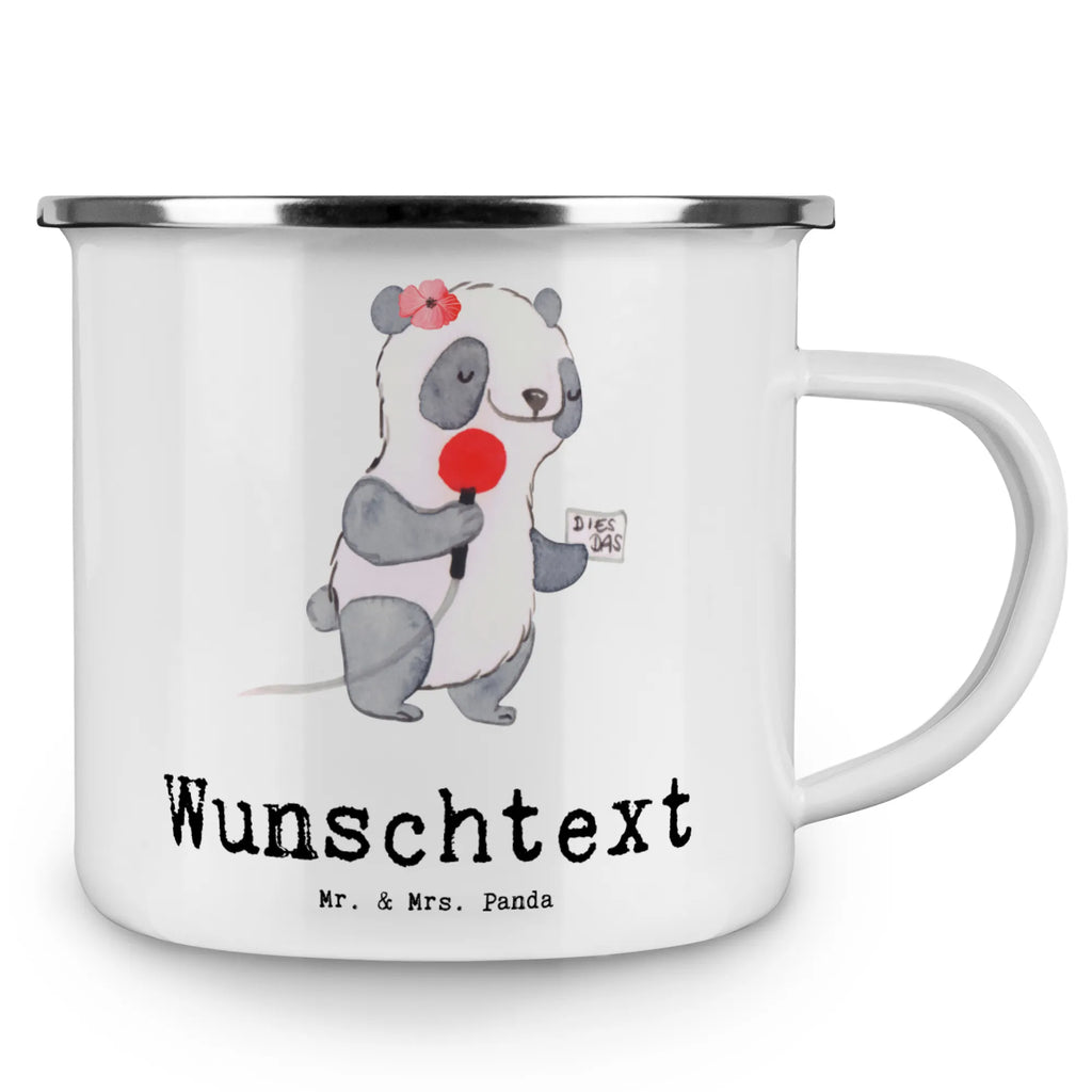 Personalisierte Emaille Tasse Sportreporterin mit Herz Emaille Tasse personalisiert, Emaille Tasse mit Namen, Campingtasse personalisiert, Namenstasse, Campingtasse bedrucken, Campinggeschirr personalsisert, tasse mit namen, personalisierte tassen, personalisierte tasse, tasse selbst gestalten, tasse bedrucken, tassen bedrucken, Beruf, Ausbildung, Jubiläum, Abschied, Rente, Kollege, Kollegin, Geschenk, Schenken, Arbeitskollege, Mitarbeiter, Firma, Danke, Dankeschön