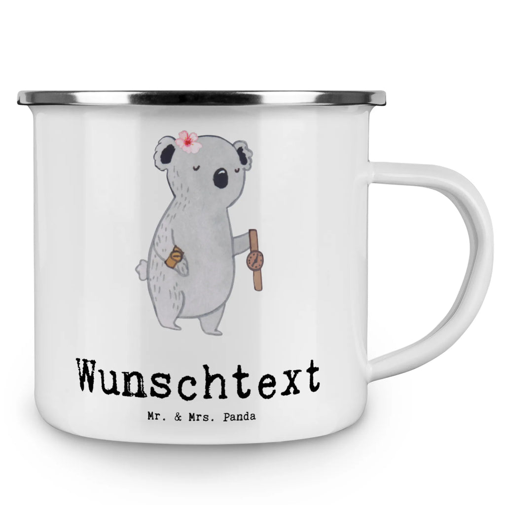 Personalisierte Emaille Tasse Uhrmacherin mit Herz Emaille Tasse personalisiert, Emaille Tasse mit Namen, Campingtasse personalisiert, Namenstasse, Campingtasse bedrucken, Campinggeschirr personalsisert, tasse mit namen, personalisierte tassen, personalisierte tasse, tasse selbst gestalten, tasse bedrucken, tassen bedrucken, Beruf, Ausbildung, Jubiläum, Abschied, Rente, Kollege, Kollegin, Geschenk, Schenken, Arbeitskollege, Mitarbeiter, Firma, Danke, Dankeschön