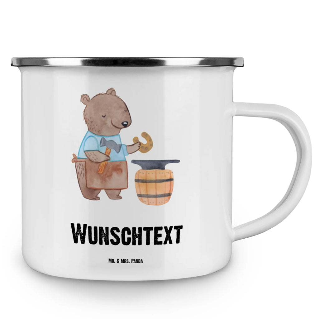 Personalisierte Emaille Tasse Schmied mit Herz Emaille Tasse personalisiert, Emaille Tasse mit Namen, Campingtasse personalisiert, Namenstasse, Campingtasse bedrucken, Campinggeschirr personalsisert, tasse mit namen, personalisierte tassen, personalisierte tasse, tasse selbst gestalten, tasse bedrucken, tassen bedrucken, Beruf, Ausbildung, Jubiläum, Abschied, Rente, Kollege, Kollegin, Geschenk, Schenken, Arbeitskollege, Mitarbeiter, Firma, Danke, Dankeschön