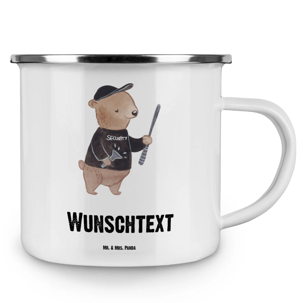 Personalisierte Emaille Tasse Sicherheitsdienstmitarbeiter mit Herz Emaille Tasse personalisiert, Emaille Tasse mit Namen, Campingtasse personalisiert, Namenstasse, Campingtasse bedrucken, Campinggeschirr personalsisert, tasse mit namen, personalisierte tassen, personalisierte tasse, tasse selbst gestalten, tasse bedrucken, tassen bedrucken, Beruf, Ausbildung, Jubiläum, Abschied, Rente, Kollege, Kollegin, Geschenk, Schenken, Arbeitskollege, Mitarbeiter, Firma, Danke, Dankeschön