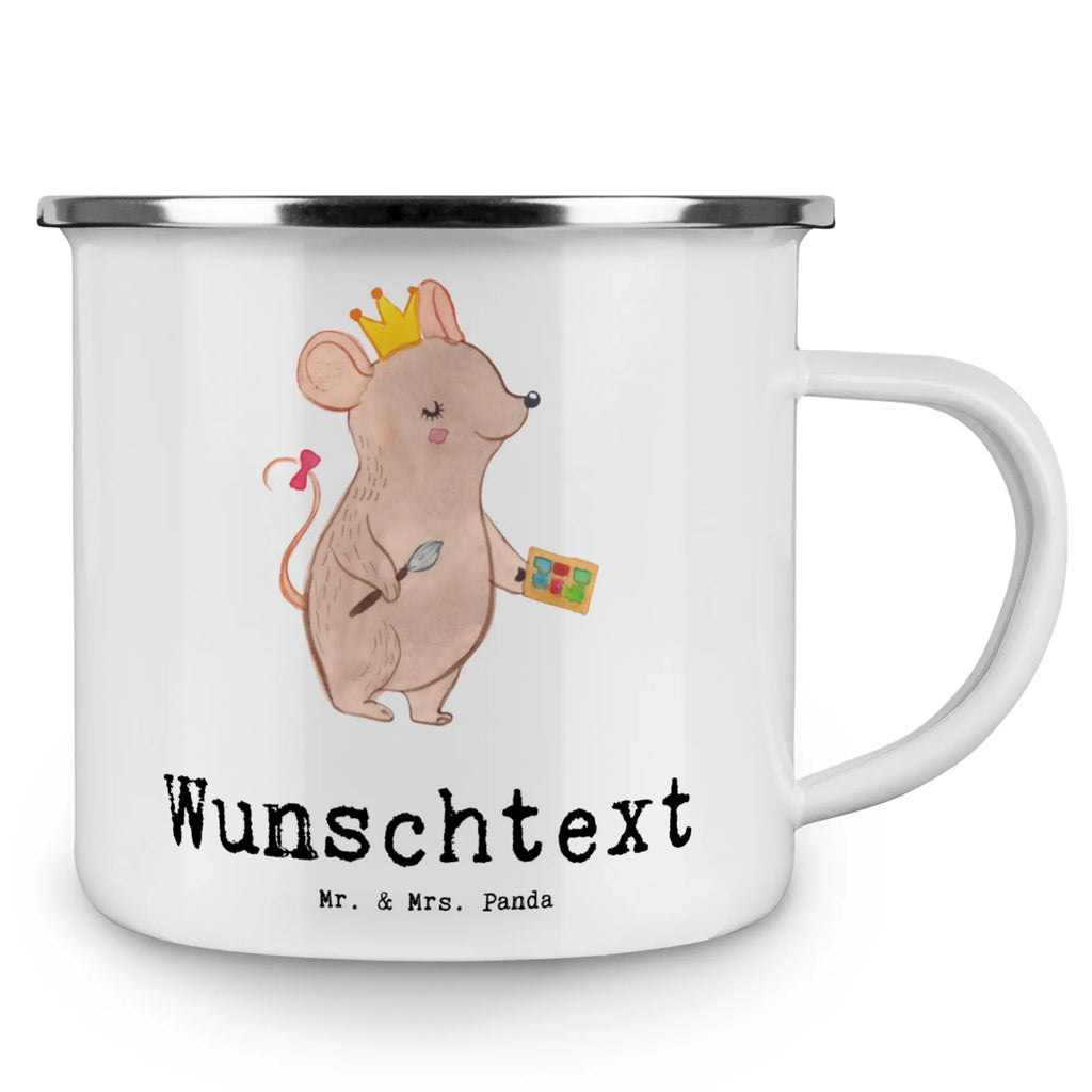 Personalisierte Emaille Tasse Make Up Artist mit Herz Emaille Tasse personalisiert, Emaille Tasse mit Namen, Campingtasse personalisiert, Namenstasse, Campingtasse bedrucken, Campinggeschirr personalsisert, tasse mit namen, personalisierte tassen, personalisierte tasse, tasse selbst gestalten, tasse bedrucken, tassen bedrucken, Beruf, Ausbildung, Jubiläum, Abschied, Rente, Kollege, Kollegin, Geschenk, Schenken, Arbeitskollege, Mitarbeiter, Firma, Danke, Dankeschön, Kosmetiker, Make Up Artist, Maskenbildner, Visagist, Beauty Salon, Kosmetikstudio, Eröffnung