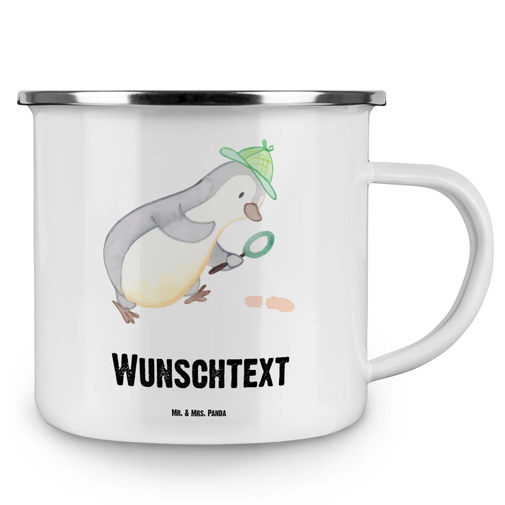 Personalisierte Emaille Tasse Detektiv mit Herz Emaille Tasse personalisiert, Emaille Tasse mit Namen, Campingtasse personalisiert, Namenstasse, Campingtasse bedrucken, Campinggeschirr personalsisert, tasse mit namen, personalisierte tassen, personalisierte tasse, tasse selbst gestalten, tasse bedrucken, tassen bedrucken, Beruf, Ausbildung, Jubiläum, Abschied, Rente, Kollege, Kollegin, Geschenk, Schenken, Arbeitskollege, Mitarbeiter, Firma, Danke, Dankeschön, Detektiv, Ermittler, Agent, Privatdetektei, Berufsdetektiv, Wirtschaftsdetektei, Detektivausbildung, Spurensuche