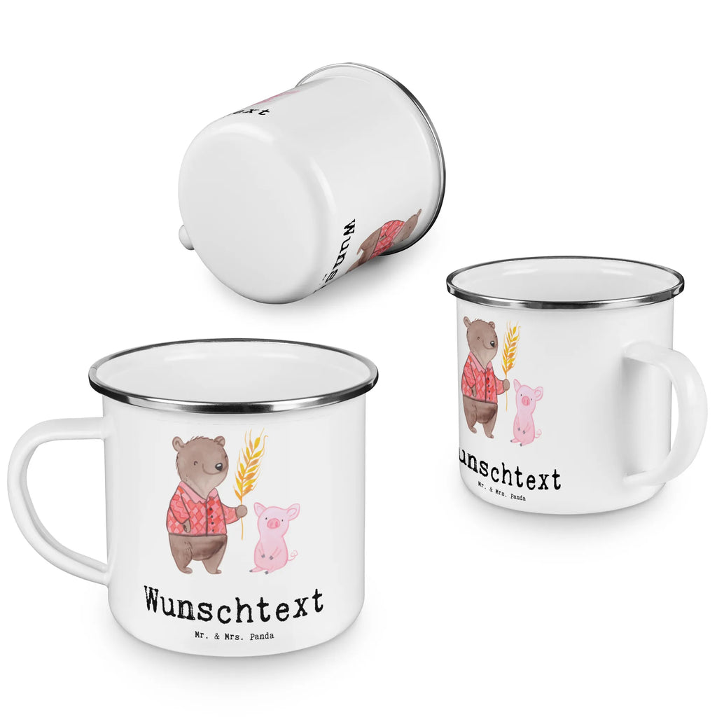 Personalisierte Emaille Tasse Bauer mit Herz Emaille Tasse personalisiert, Emaille Tasse mit Namen, Campingtasse personalisiert, Namenstasse, Campingtasse bedrucken, Campinggeschirr personalsisert, tasse mit namen, personalisierte tassen, personalisierte tasse, tasse selbst gestalten, tasse bedrucken, tassen bedrucken, Beruf, Ausbildung, Jubiläum, Abschied, Rente, Kollege, Kollegin, Geschenk, Schenken, Arbeitskollege, Mitarbeiter, Firma, Danke, Dankeschön, Landwirt; Bauer, Tierwirt, Agronom, Farmer, Bauernhof