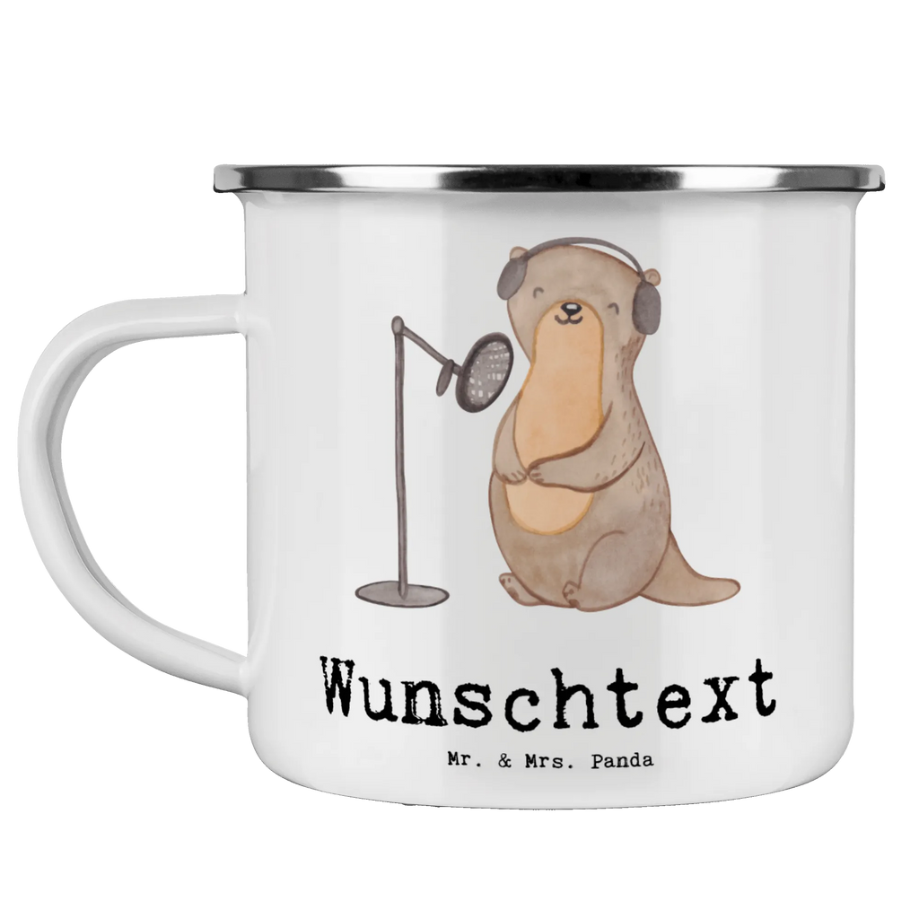 Personalisierte Emaille Tasse Otter Podcast aufnehmen Emaille Tasse personalisiert, Emaille Tasse mit Namen, Campingtasse personalisiert, Namenstasse, Campingtasse bedrucken, Campinggeschirr personalsisert, tasse mit namen, personalisierte tassen, personalisierte tasse, tasse selbst gestalten, tasse bedrucken, tassen bedrucken, Geschenk, Sport, Sportart, Hobby, Schenken, Danke, Dankeschön, Auszeichnung, Gewinn, Sportler, Podcast aufnehmen, Podcast produzieren, Podcasterin, Podcaster