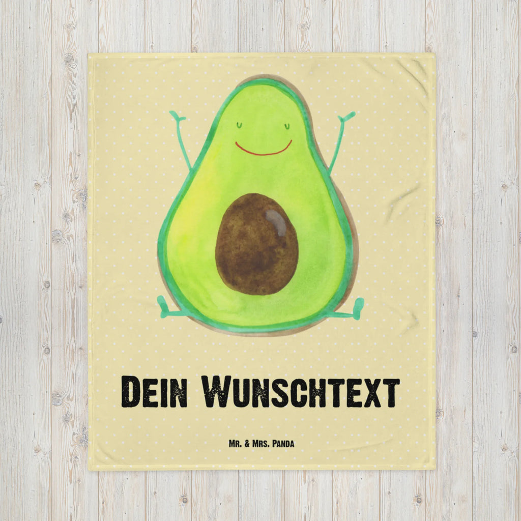 Babydecke mit Namen Avocado Happy Babdyecke personalisiert, Babydecke mit Namen, Babydecke bedrucken, Babygeschenk personalisiet, Babygeschenk mit Namen, Krabbeldecke mit Namen, Krabbeldecke personalisiert, Avocado, Veggie, Vegan, Gesund, Chaos