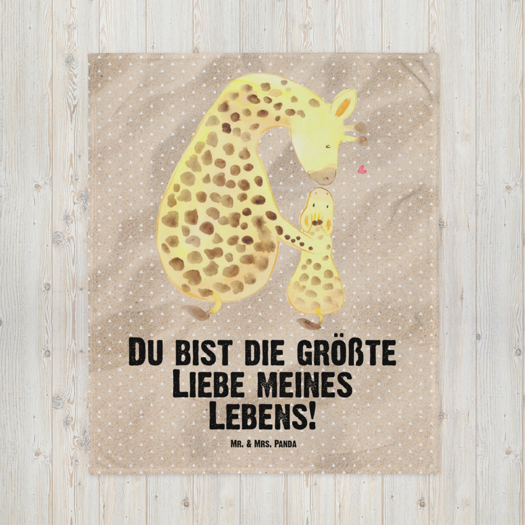 Babydecke Giraffe mit Kind Babydecke, Babygeschenk, Geschenk Geburt, Babyecke Kuscheldecke, Krabbeldecke, Afrika, Wildtiere, Giraffe, Kind, Mutter, Mama, Tochter, Sohn, Lieblingsmensch