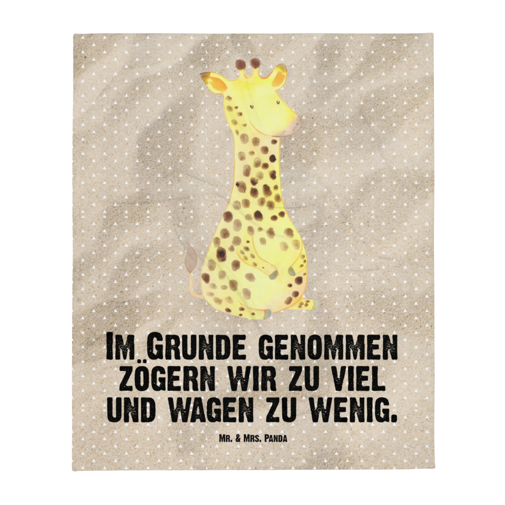 Babydecke Giraffe Zufrieden Babydecke, Babygeschenk, Geschenk Geburt, Babyecke Kuscheldecke, Krabbeldecke, Afrika, Wildtiere, Giraffe, Zufrieden, Glück, Abenteuer