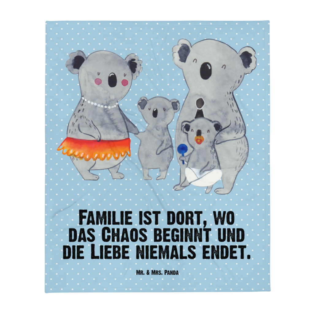 Babydecke Koala Familie Babydecke, Babygeschenk, Geschenk Geburt, Babyecke Kuscheldecke, Krabbeldecke, Familie, Vatertag, Muttertag, Bruder, Schwester, Mama, Papa, Oma, Opa, Koala, Koalas, Family, Kinder, Geschwister, Familienleben