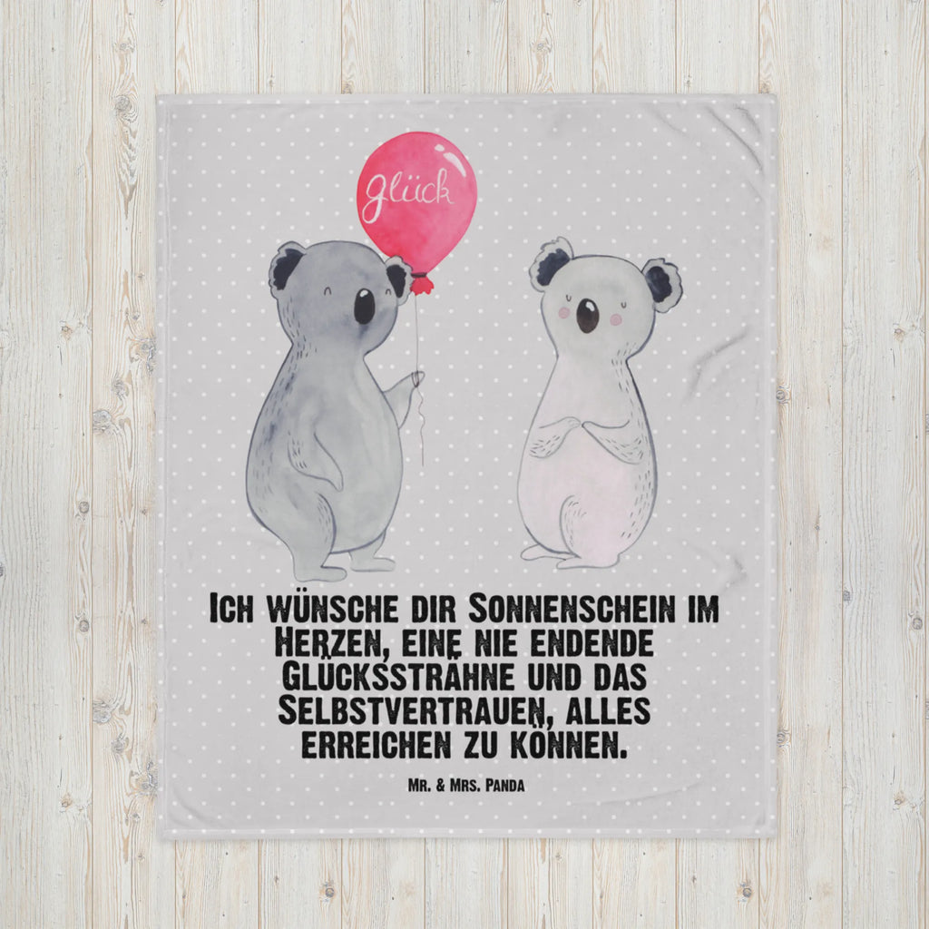 Babydecke Koala Luftballon Babydecke, Babygeschenk, Geschenk Geburt, Babyecke Kuscheldecke, Krabbeldecke, Koala, Koalabär, Luftballon, Party, Geburtstag, Geschenk