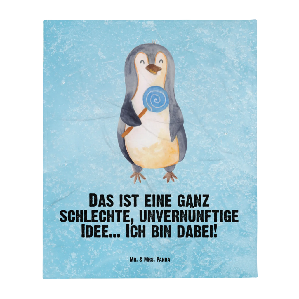 Babydecke Pinguin Lolli Babydecke, Babygeschenk, Geschenk Geburt, Babyecke Kuscheldecke, Krabbeldecke, Pinguin, Pinguine, Lolli, Süßigkeiten, Blödsinn, Spruch, Rebell, Gauner, Ganove, Rabauke