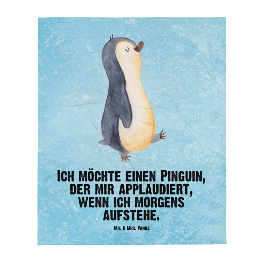 Babydecke Pinguin marschierend Babydecke, Babygeschenk, Geschenk Geburt, Babyecke Kuscheldecke, Krabbeldecke, Pinguin, Pinguine, Frühaufsteher, Langschläfer, Bruder, Schwester, Familie