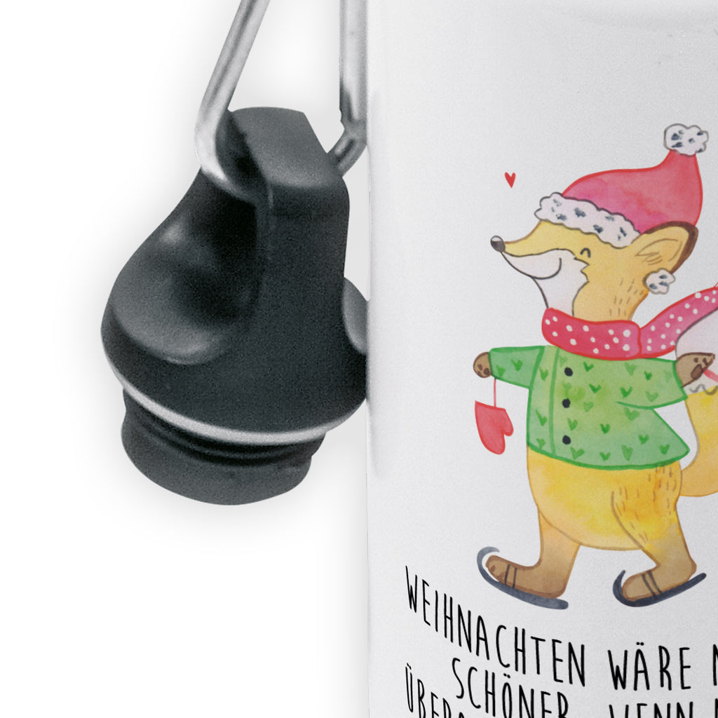 Kindertrinkflasche Fuchs  Schlittschuhe Kindertrinkflasche, Kinder Trinkflasche, Trinkflasche, Flasche, Kinderflasche, Kinder, Kids, Kindergarten Flasche, Grundschule, Jungs, Mädchen, Winter, Weihnachten, Weihnachtsdeko, Nikolaus, Advent, Heiligabend, Wintermotiv, Weihnachtsmann, Weihnachtstage, Weihnachtsbaum, Tannenbaum, Weihnachtszeit