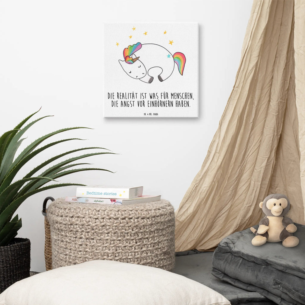 Leinwand Bild Einhorn Nacht Leinwand, Bild, Kunstdruck, Wanddeko, Dekoration, Einhorn, Einhörner, Einhorn Deko, Unicorn, Träume, Traum, unicorn, Realität, Menschen, Geschenk, Ruhe, Freundin