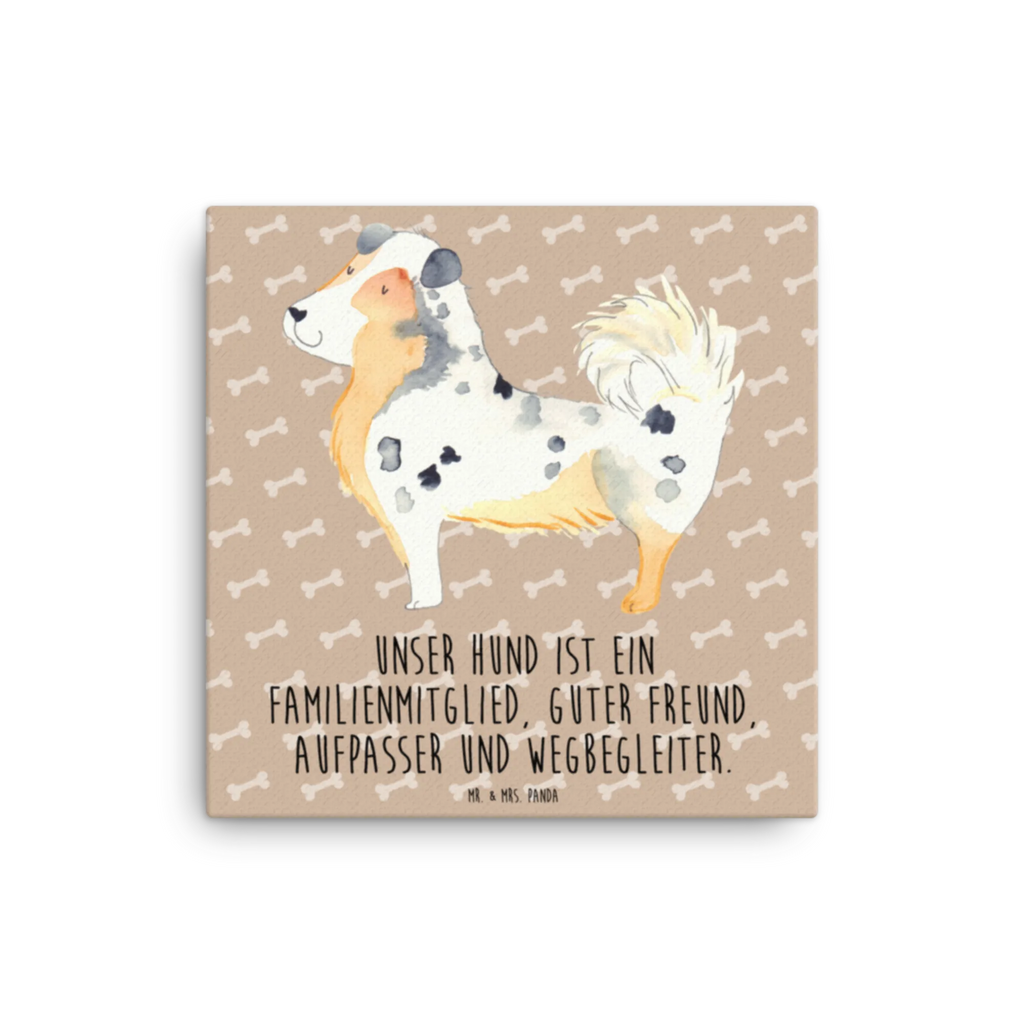 Leinwand Bild Hund Australien Shepherd Leinwand, Bild, Kunstdruck, Wanddeko, Dekoration, Hund, Hundemotiv, Haustier, Hunderasse, Tierliebhaber, Hundebesitzer, Sprüche, Australien Shepherd, Shepherd, Hundeliebe, Familienhund, Spruch