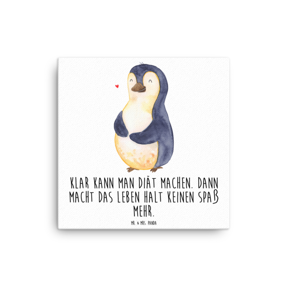 Leinwand Bild Pinguin Diät Leinwand, Bild, Kunstdruck, Wanddeko, Dekoration, Pinguin, Pinguine, Diät, Abnehmen, Abspecken, Gewicht, Motivation, Selbstliebe, Körperliebe, Selbstrespekt