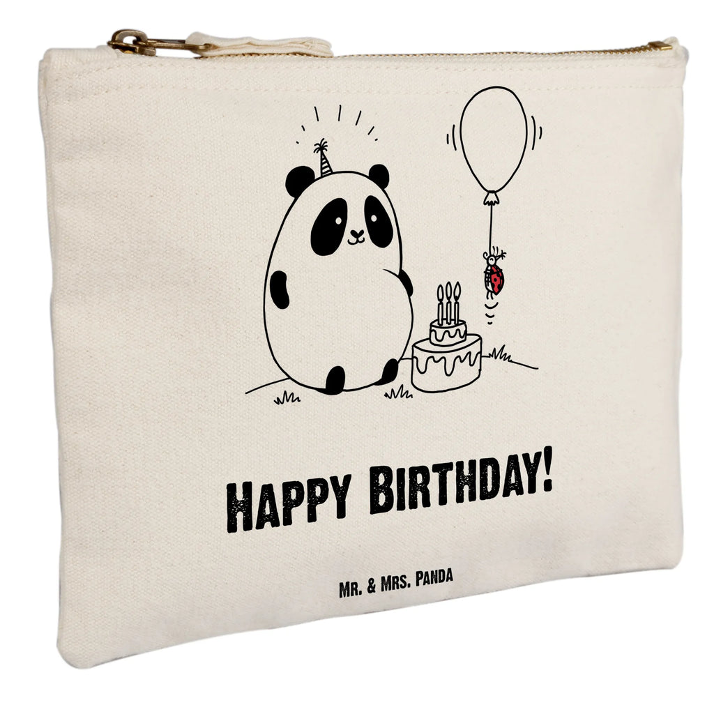 Schminktasche Easy & Peasy Happy Birthday Schminktasche, Kosmetiktasche, Kosmetikbeutel, Stiftemäppchen, Etui, Federmappe, Makeup, XXL, Schminketui, Kosmetiketui, Schlamperetui