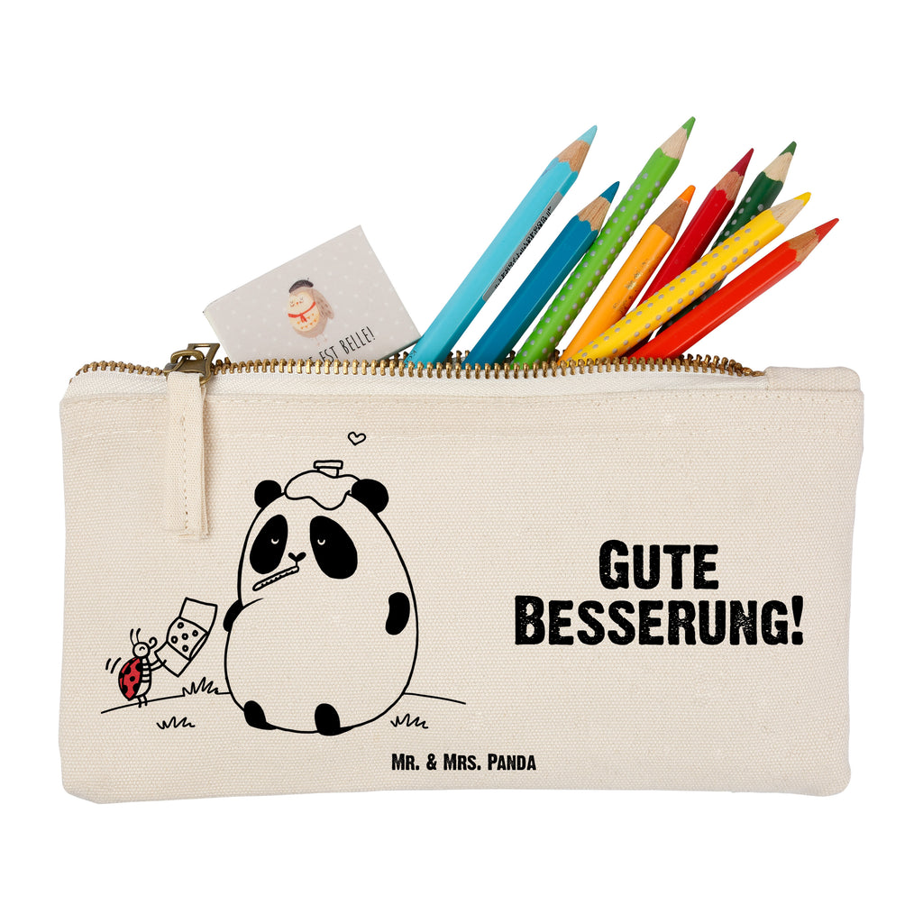 Schminktasche Easy & Peasy Gute Besserung Schminktasche, Kosmetiktasche, Kosmetikbeutel, Stiftemäppchen, Etui, Federmappe, Makeup, XXL, Schminketui, Kosmetiketui, Schlamperetui