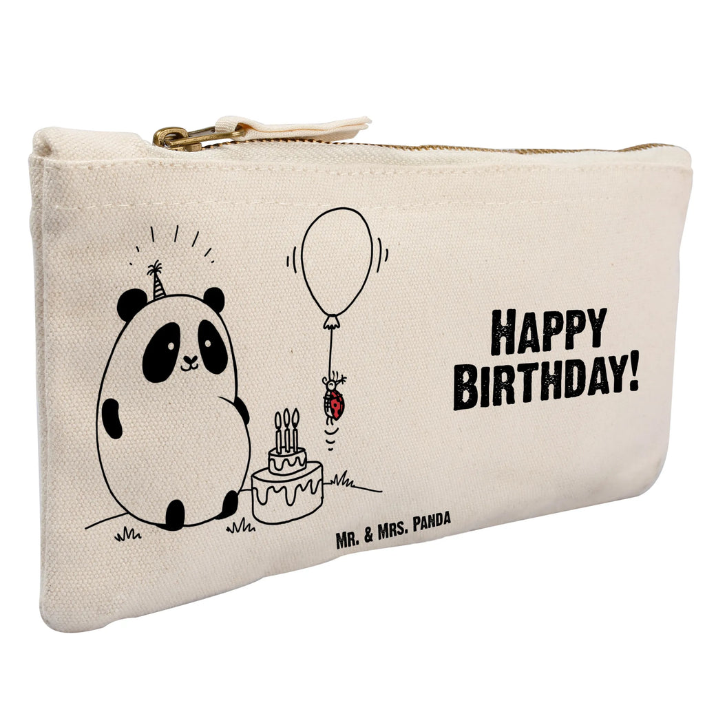 Schminktasche Easy & Peasy Happy Birthday Schminktasche, Kosmetiktasche, Kosmetikbeutel, Stiftemäppchen, Etui, Federmappe, Makeup, XXL, Schminketui, Kosmetiketui, Schlamperetui