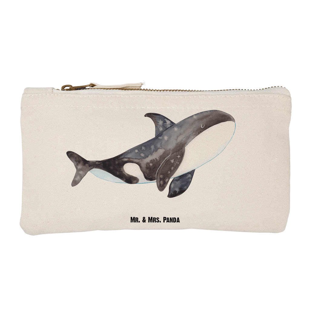 Schminktasche Orca Schminktasche, Kosmetiktasche, Kosmetikbeutel, Stiftemäppchen, Etui, Federmappe, Makeup, XXL, Schminketui, Kosmetiketui, Schlamperetui, Meerestiere, Meer, Urlaub, Orca, Orcas, Killerwal, Wal, Möglichkeiten, Büro, Arbeit, Motivation, Selbstliebe, Neustart, Startup