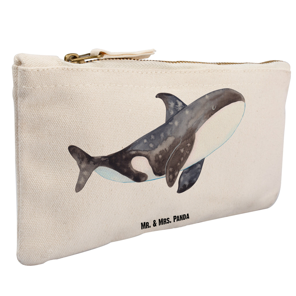 Schminktasche Orca Schminktasche, Kosmetiktasche, Kosmetikbeutel, Stiftemäppchen, Etui, Federmappe, Makeup, XXL, Schminketui, Kosmetiketui, Schlamperetui, Meerestiere, Meer, Urlaub, Orca, Orcas, Killerwal, Wal, Möglichkeiten, Büro, Arbeit, Motivation, Selbstliebe, Neustart, Startup