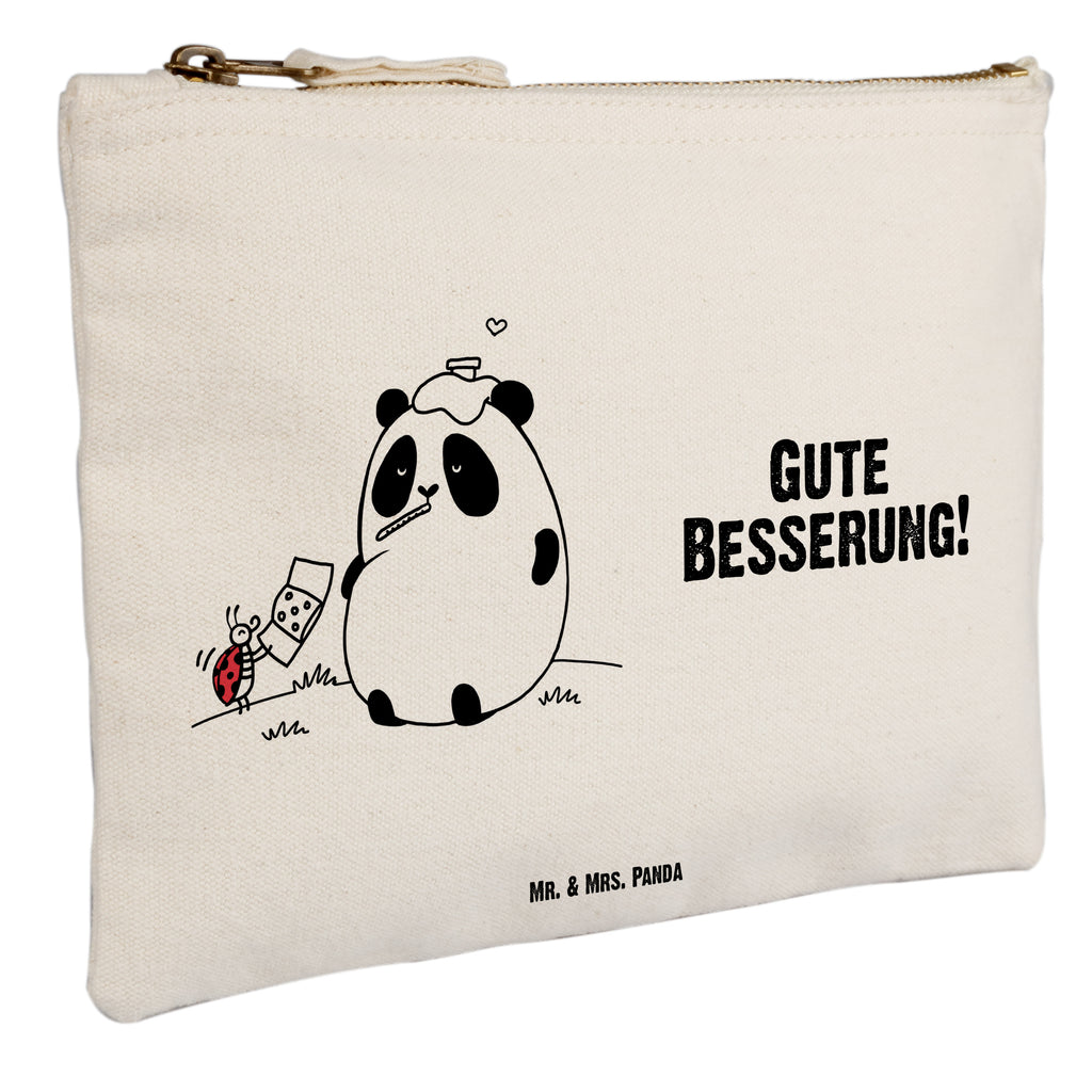 Schminktasche Easy & Peasy Gute Besserung Schminktasche, Kosmetiktasche, Kosmetikbeutel, Stiftemäppchen, Etui, Federmappe, Makeup, XXL, Schminketui, Kosmetiketui, Schlamperetui