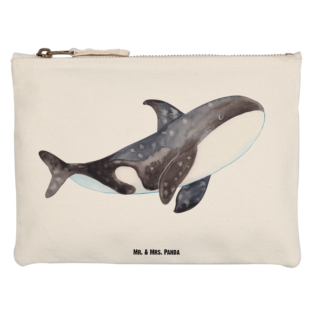 Schminktasche Orca Schminktasche, Kosmetiktasche, Kosmetikbeutel, Stiftemäppchen, Etui, Federmappe, Makeup, XXL, Schminketui, Kosmetiketui, Schlamperetui, Meerestiere, Meer, Urlaub, Orca, Orcas, Killerwal, Wal, Möglichkeiten, Büro, Arbeit, Motivation, Selbstliebe, Neustart, Startup